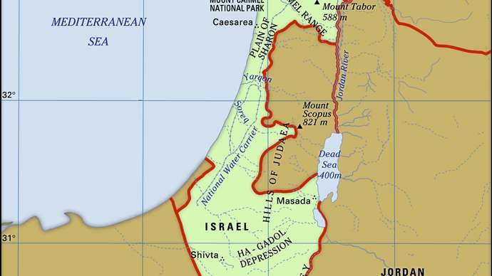 Donde está Israel Ubicado