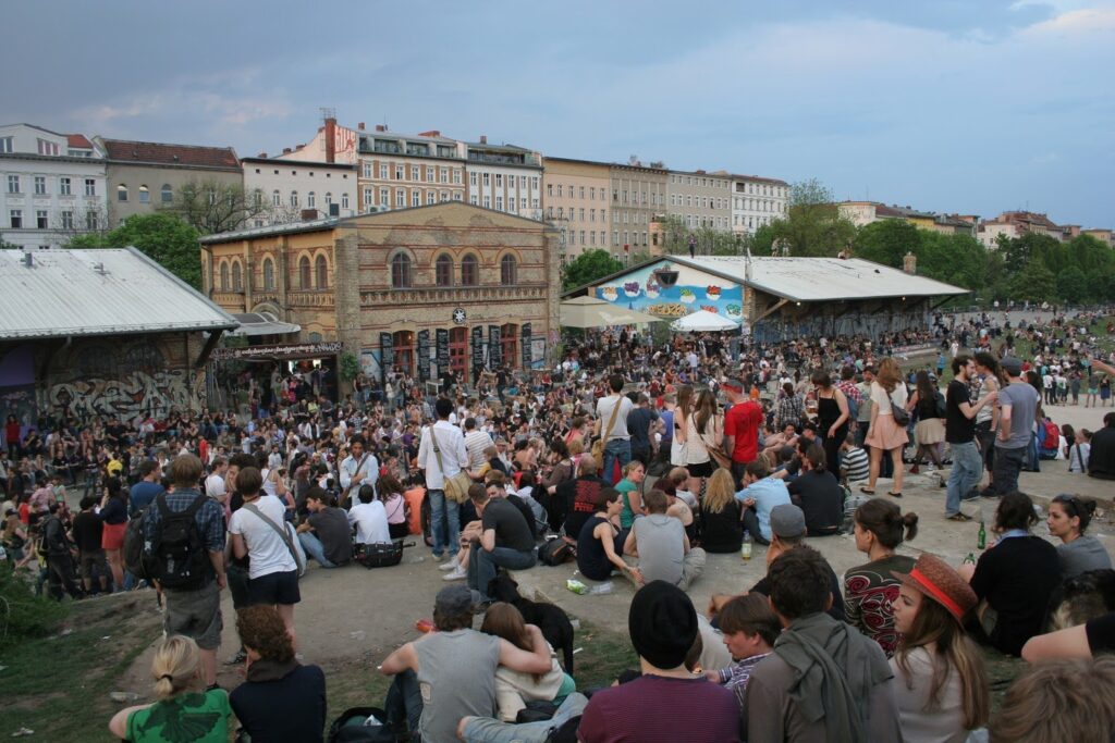 Los Berlineces se reúnen en el Parque Görlitzer