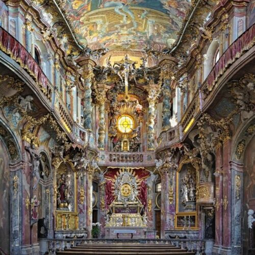Foto de la Iglesia de Asam en Múnich.