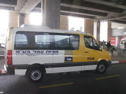 Foto de un Sherut en Israel