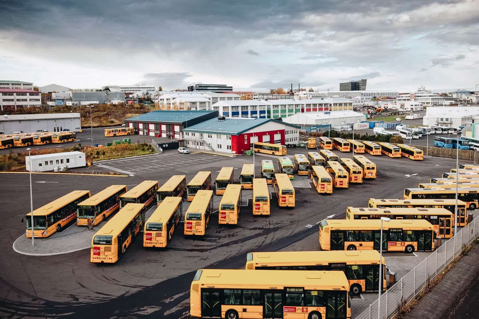 Como son los buses en Islandia