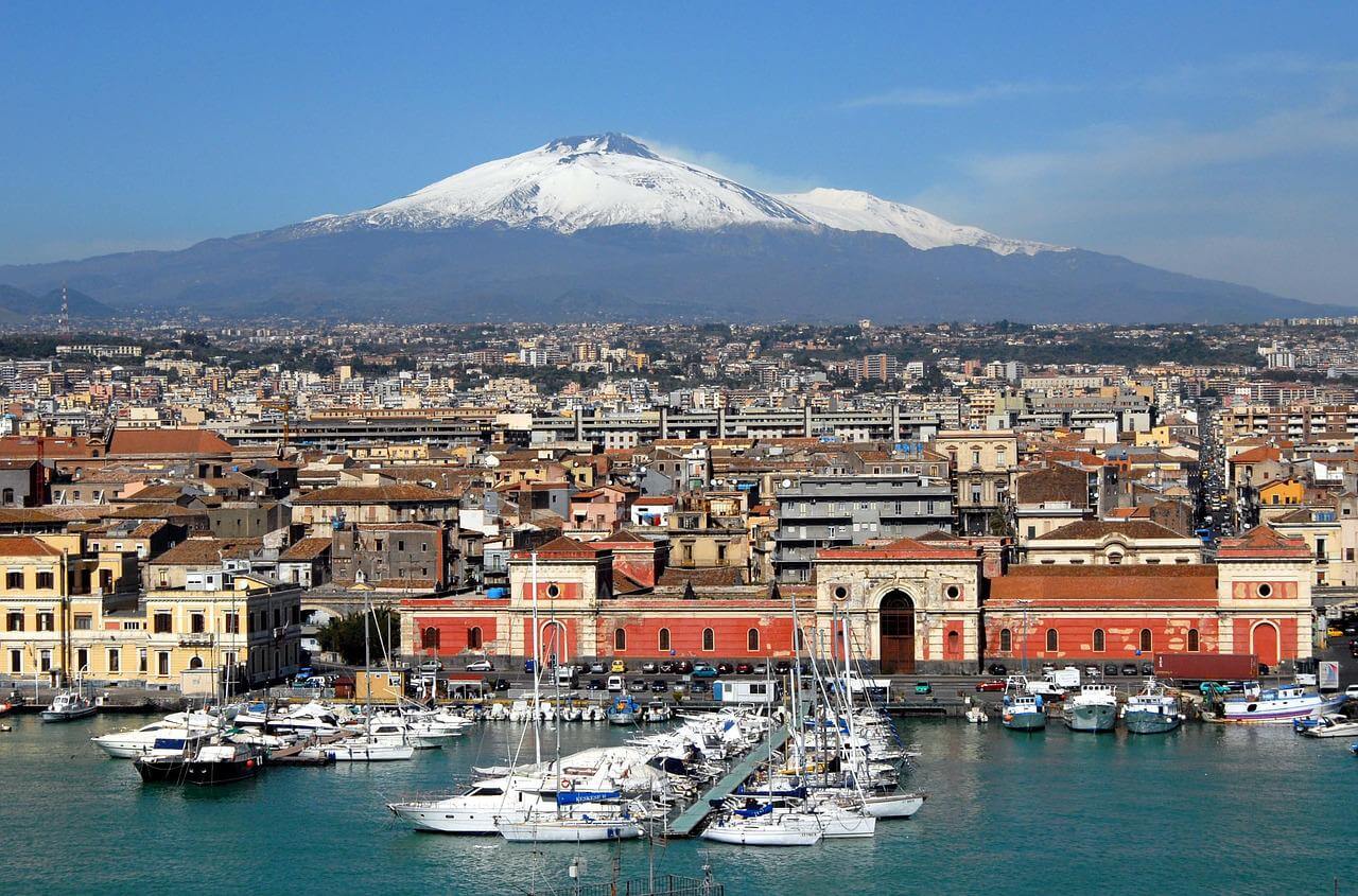 ¿Donde está Catania?