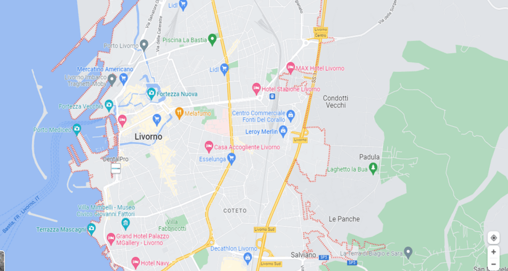 donde está Livorno