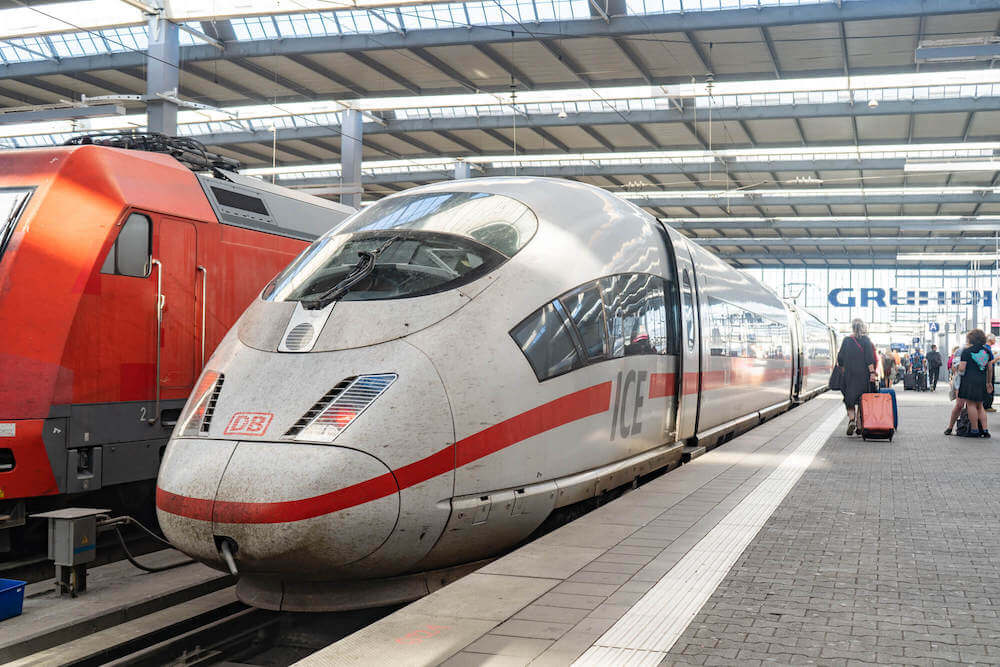Trenes ICE como estos NO están cubiertos