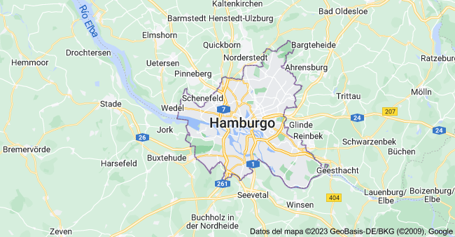 donde está Hamburgo