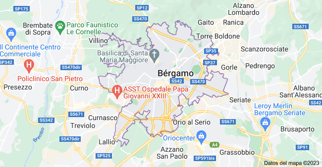 donde está Bérgamo