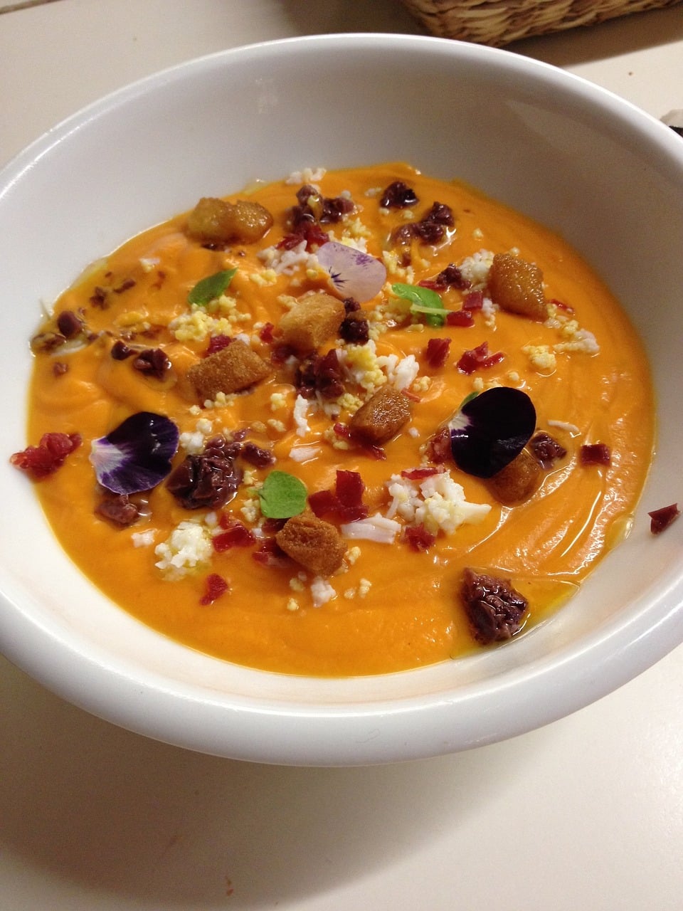 soup, tapas, meal