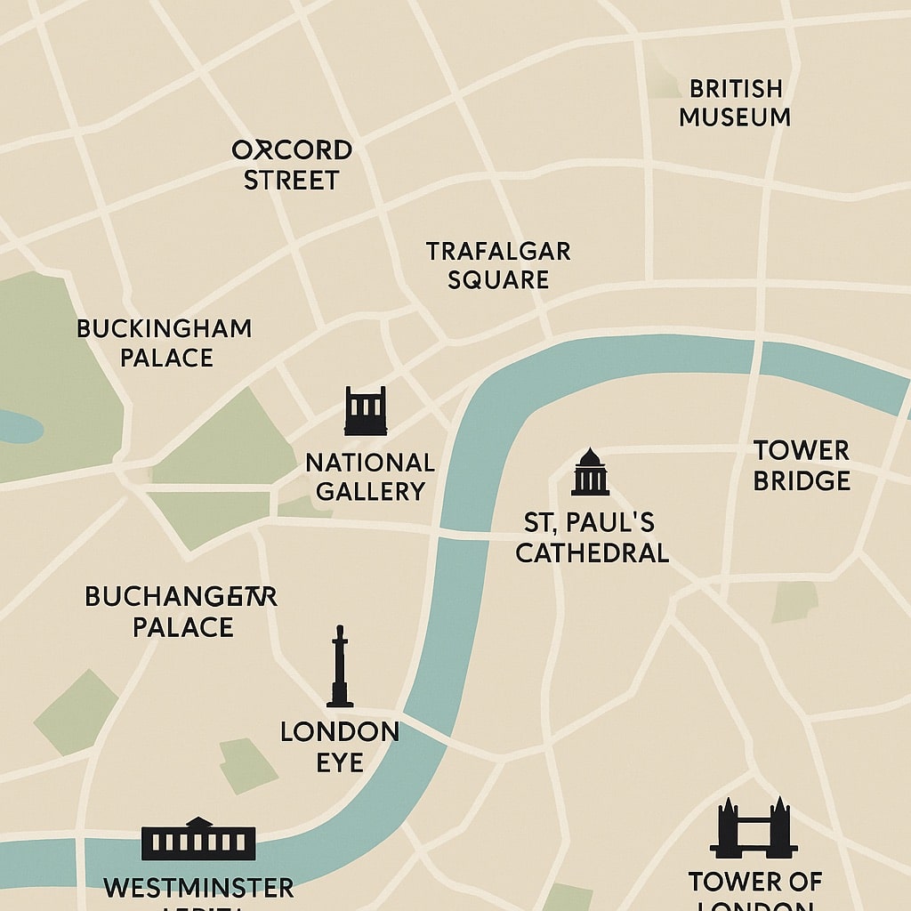 Mapa Londres PDF: guía visual para recorrer la ciudad