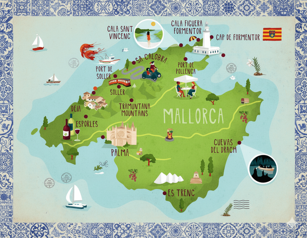 mapa palma de mallorca
