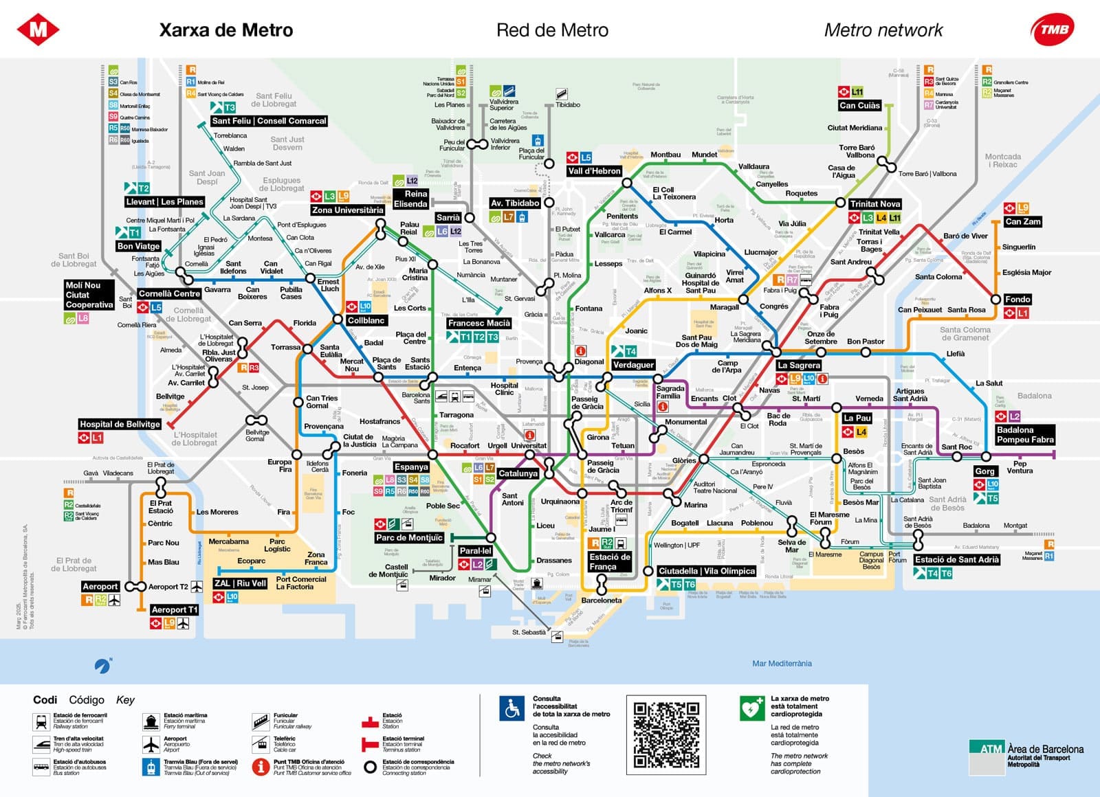 Mapa metro Barcelona PDF: guía para moverte sin gastar de más