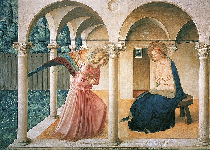 Frescos de San Marco de Fra Angelico.