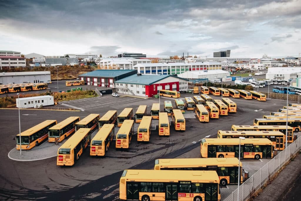 buses en Islandia