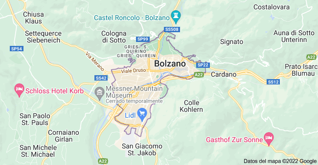 Donde está Bolzano