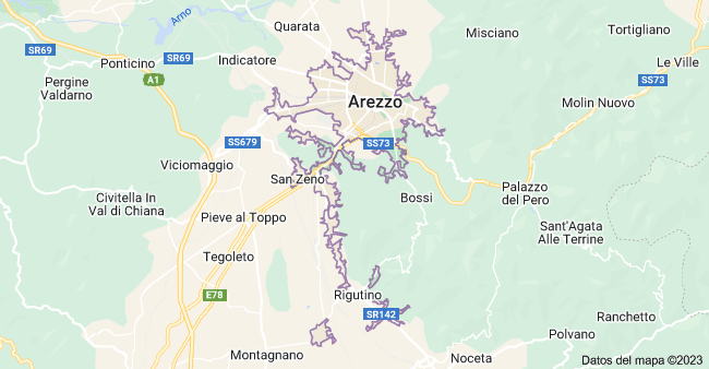 donde está Arezzo