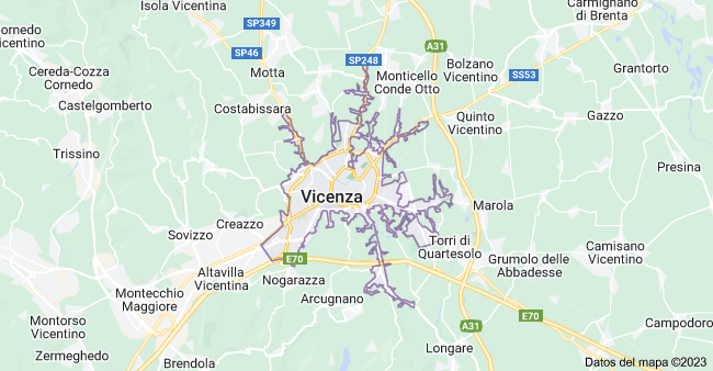 donde está Vicenza