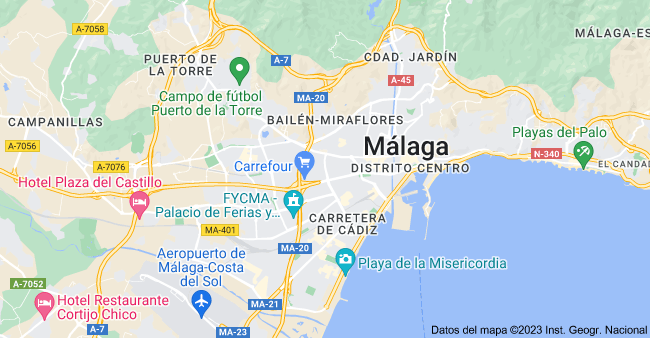 dónde está Málaga